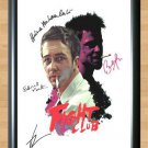 Fight Club Edward Norton Cast Signed Autographed Photo Poster Print Memorabilia A4