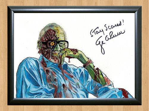 George A Romero Walking Dead Zombies Signed Autographed Photo Poster Print Memorabilia A4