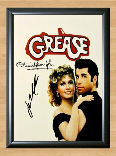 Grease Olivia Newton-John Signed Autographed Photo Poster Print Memorabilia A4