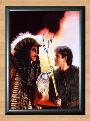 Hook Robin Williams Dustin Hoffman Signed Autographed Photo Poster Print Memorabilia A4