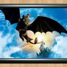 How To Train Your Dragon # 1 Cartoon Print Poster Photo Wall Picture 2 A4