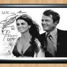 James Bond Roger Moore Caroline Munro Signed Autographed Photo Poster Print Memorabilia A4