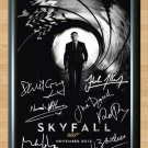 James Bond Skyfall Cast Daniel Craig Signed Autographed Photo Poster Print Memorabilia A4