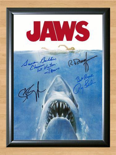 Jaws 3 Steven Spielberg Roy Scheider Signed Autographed Photo Poster Print Memorabilia A4