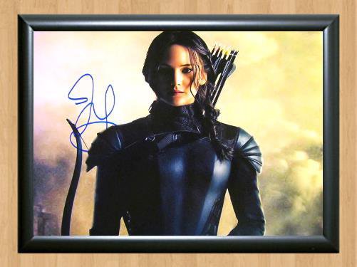 Jennifer Lawrence Hunger Games Signed Autographed Photo Poster Print Memorabilia A4