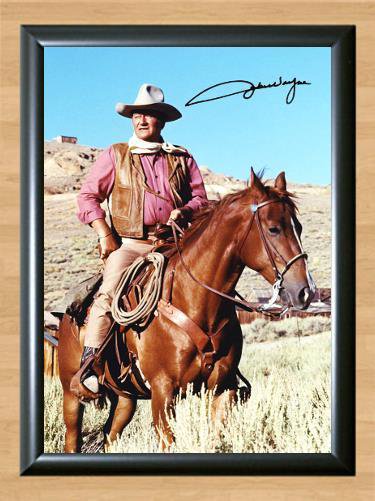 John Wayne The Alamo Signed Autographed Photo Poster Print Memorabilia A4
