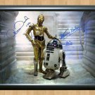 Kenny Baker Anthony Daniels R2D2 C3PO Star Wars Signed Autographed Photo Poster Print Memorabilia A4