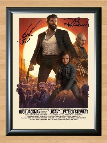 Logan Hugh Jackman Wolverine Signed Autographed Photo Poster Print Memorabilia A4