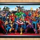 Marvel Heoreos Comics Characters Poster Photo Print Picture Batman A4