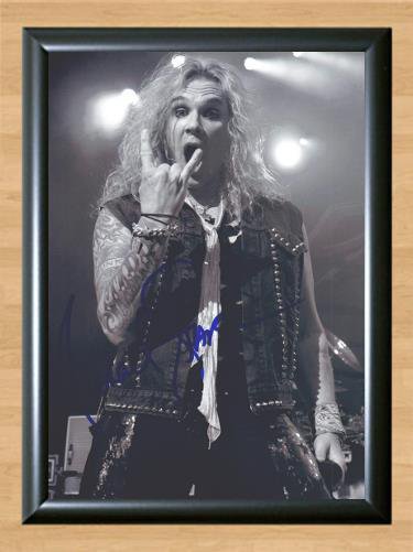 Michael Starr Steel Panther Signed Autographed Photo Poster Print Memorabilia A4