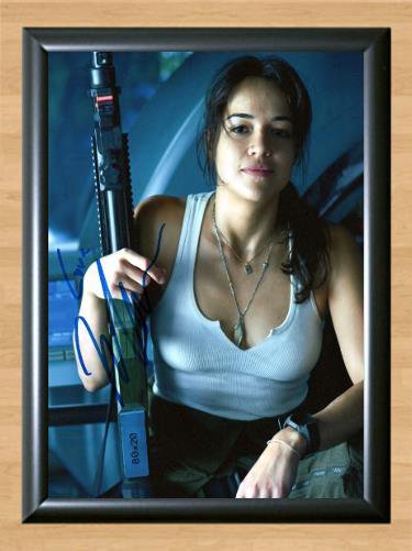 Michelle Rodriguez Avatar Signed Autographed Photo Poster Print Memorabilia A4