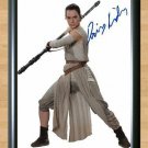 Rey Daisy Ridley Star Wars Signed Autographed Photo Poster Print Memorabilia A4
