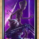 Rocket Groot Bradley Cooper Avengers Infinity War Signed Autographed Photo Poster Memorabilia A4