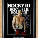 Rocky III Sylvester Stallone Signed Autographed Photo Poster Print Memorabilia A4