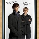 Sherlock Cumberbatch Freeman Signed Autographed Photo Poster Print Memorabilia A4