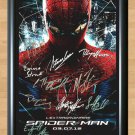 The Amazing Spider-Man Spiderman cast Signed Autographed Photo Poster Print Memorabilia A4