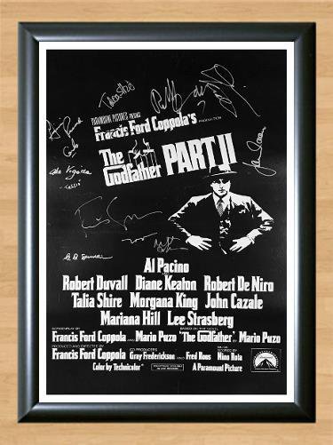 The Godfather Part II Cast Signed Autographed Photo Poster Print Memorabilia A4