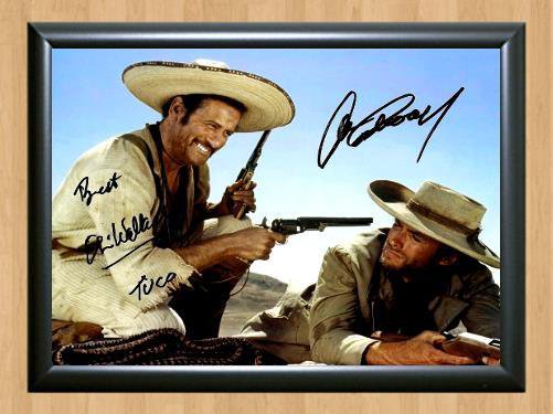 The Good, The Bad, and The Ugly Signed Autographed Photo Poster Print Memorabilia A4