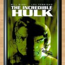 The Incredible Hulk Bill Bixby Lou Ferrigno Signed Autographed Photo Poster Print Memorabilia A4
