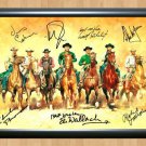 The Magnificent Seven Cast Signed Autographed Photo Poster Print Memorabilia A4