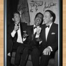 The Rat Pack Dean Martin Sammy Davis Jr Signed Autographed Photo Poster Print Memorabilia A4