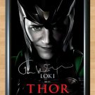 Thor Loki Tom Hiddleston Signed Autographed Photo Poster Print Memorabilia A4