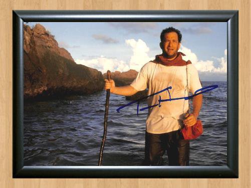 Tom Hanks Cast Away Cast Signed Autographed Photo Poster Print Memorabilia A4
