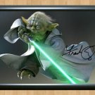 Yoda Star Wars Frank OZ Lightsaber Signed Autographed Photo Poster Print Memorabilia A4