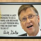 Bill Gates Microsoft Forbes Signed Autographed Photo Poster Print Memorabilia A2 16.5x23.4""