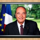 President Jacques Chirac French Signed Autographed Photo Poster Print Memorabilia A2 16.5x23.4""