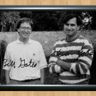 Steve Jobs Bill Gates Tech  Signed Autographed Photo Poster Print Memorabilia A2 16.5x23.4""