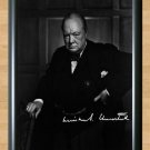 Winston Churchill Signed Autographed Photo Poster Print Memorabilia A2 16.5x23.4""