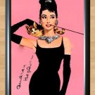 Audrey Hepburn Sexy Pink Fashion Dress Signed Autographed Photo Poster Print Memorabilia A2 16.5x23.