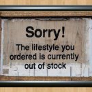 Banksy Sorry  Print Poster Photo Wall Decor Picture Graffiti Street Art A2 16.5x23.4""
