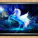 Beautiful Fantasy Unicorn Wall Deco Room Kid Art Photo Print Poster Horse  2 A2 16.5x23.4""