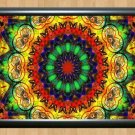 Psychedelic Trippy Funky Mushrooms Audio Hippie Visulization  Photo Print 12 A2 16.5x23.4""