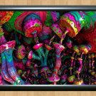 Psychedelic Trippy Funky Mushrooms Audio Video Visulization  Photo Print 11 A2 16.5x23.4""