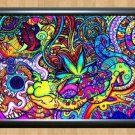 Psychedelic Trippy Funky Mushrooms Audio Video Visulization  Photo Print 9 A2 16.5x23.4""