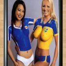 Sweden Japan Girls Body Paint Art Bikini Sexy Photo Print A2 16.5x23.4""