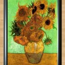 Vincent Van Gogh Still Life Vase with Twelve Sunflowers Art Wall  Print Poster A2 16.5x23.4""