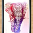 Watercolour Elephant Painting House Home Deco Room Kid Art Photo Print Poster A2 16.5x23.4""