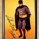 Adam West Batman Signed Autographed Photo Poster Print Memorabilia A2 16.5x23.4""