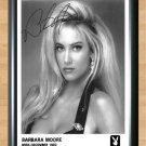 Barbara Moore Playboy Signed Autographed Photo Poster Print Memorabilia A2 16.5x23.4""