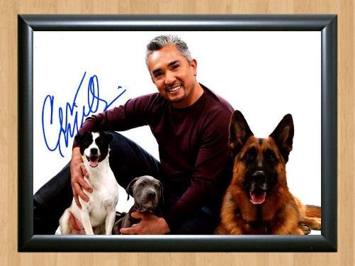 Cesar Millan Dog Whisperer Signed Autographed Photo Poster Print Memorabilia A2 16.5x23.4""