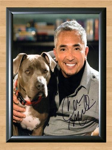 Cesar Millan Dog Whisperer Signed Autographed Photo Poster Print Memorabilia A2 16.5x23.4""