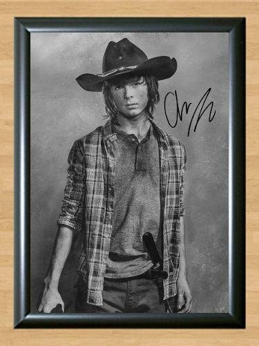 Chandler Riggs Walking Dead S6 Carl Grimes Signed Autographed Photo Poster Print Memorabilia A2 16.5