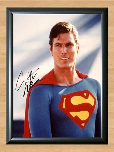 Christopher Reeve Superman Signed Autographed Photo Poster Print Memorabilia A2 16.5x23.4""