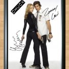 Chuck Yvonne Strahovski Zachary Levi Signed Autographed Photo Poster Print Memorabilia A2 16.5x23.4"