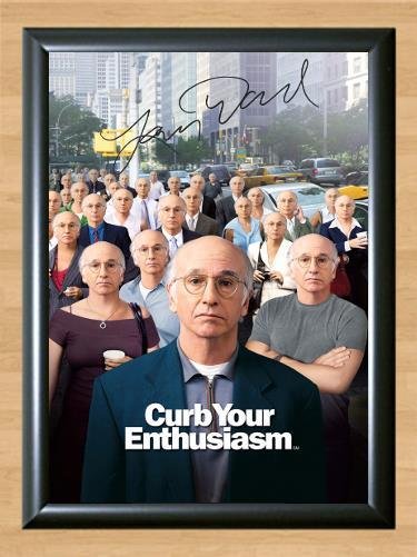 Curb Your Enthusiasm Larry David Signed Autographed Photo Poster Print Memorabilia A2 16.5x23.4""