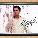 Dexter Morgan Michael Hall Signed Autographed Photo Poster Print Memorabilia A2 16.5x23.4""